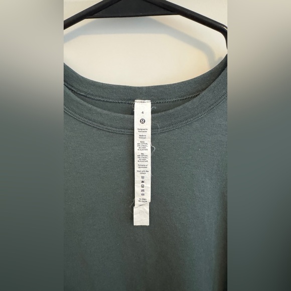 Lululemon Classic-Fit Cotton-Blend T-Shirt Size 4 - Picture 2 of 3
